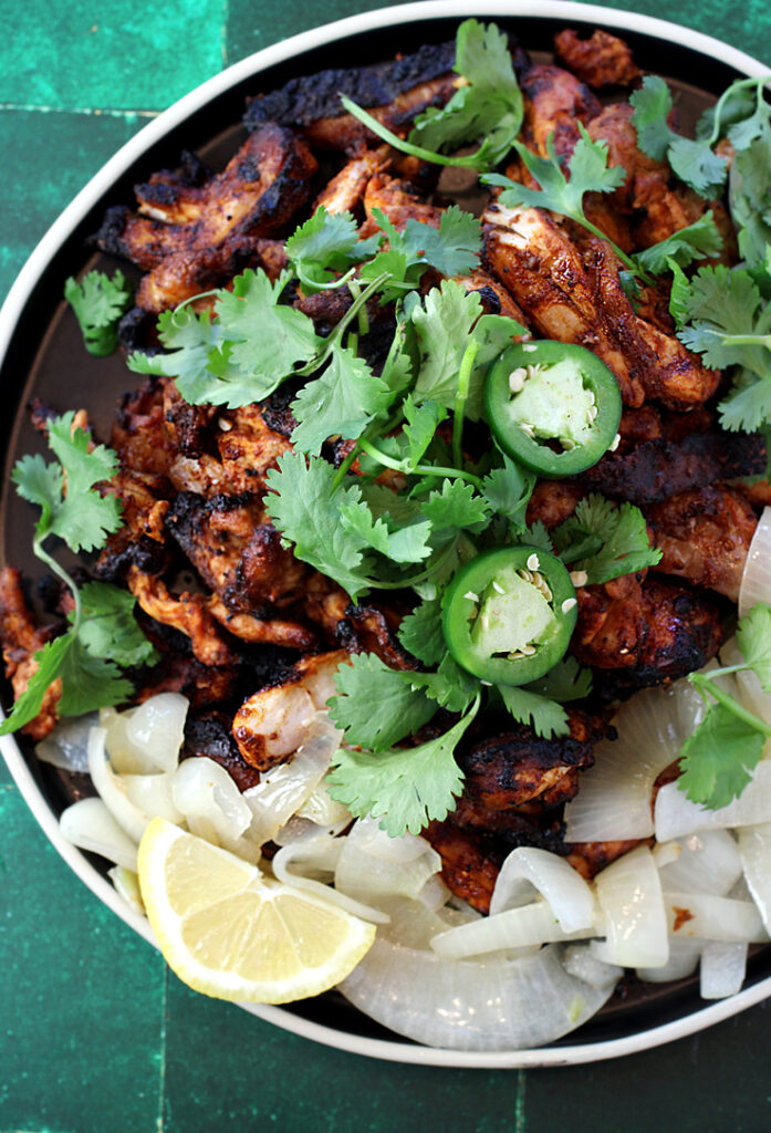 A home version of Zareen's fabled grilled chicken boti.